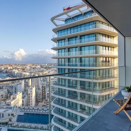 Luxury On 16th Floor In Mercury Tower Saint Julian's