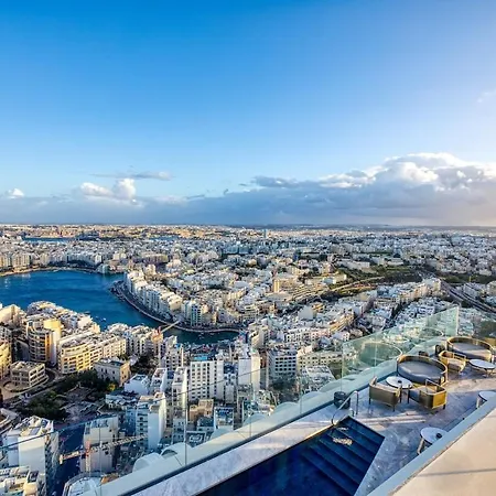 Luxury On 16th Floor In Mercury Tower * San Ġiljan