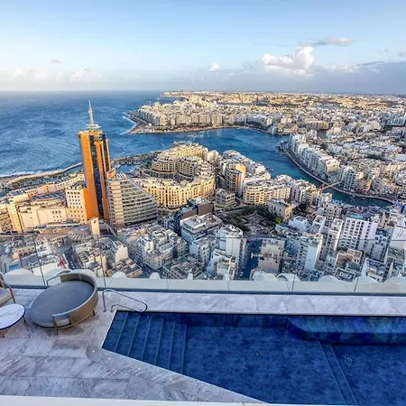 Luxury On 16th Floor In Mercury Tower San Ġiljan